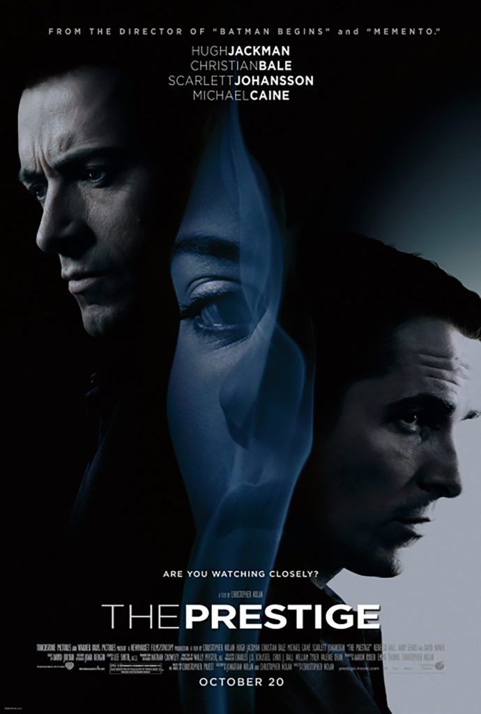 Buy ticketsfor The Prestige (12A), Wednesday 29 July. The Block at Broomwood (Timperley). Doors open at 6:30pm.  Film starts at 7:00pm